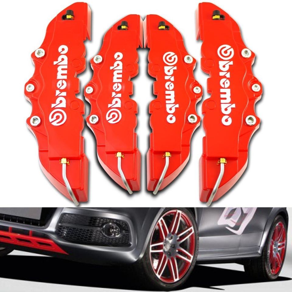 pcs Set New Red Brake Calipers Cover Brembo VW GOLF Red GTI MK2 MK3 