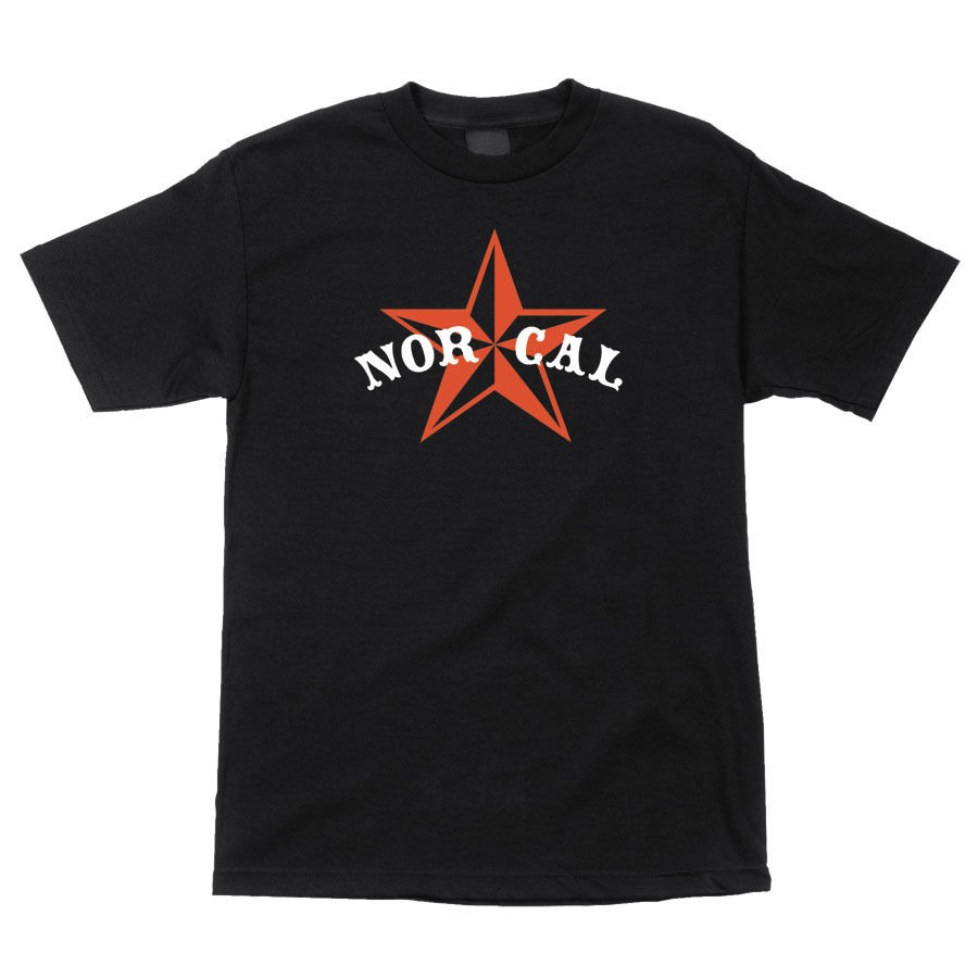 Nor Cal Nautical 2 Regular T Shirt Black/Orange
