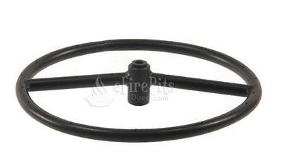 12 Round Black Steel Gas Fire Pit Burner Ring   Propane (LP)