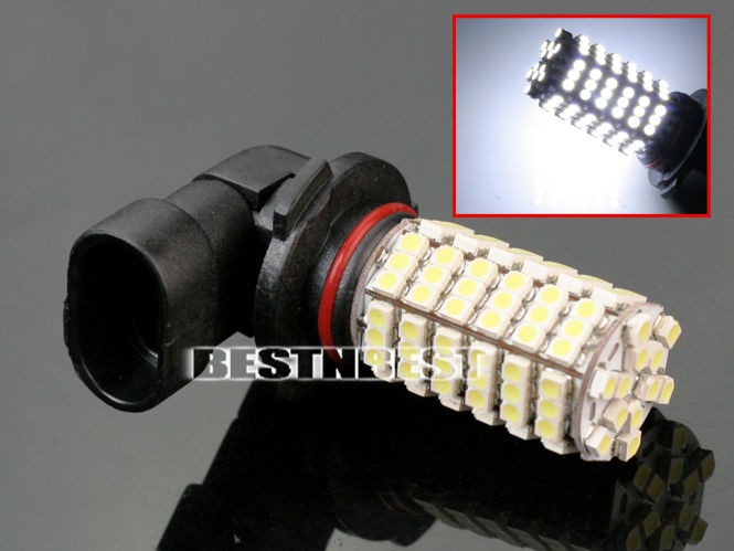 Car Vehicle 9006 HB4 3528 SMD SMT 120 LED White Head Light Bulb Lamp 