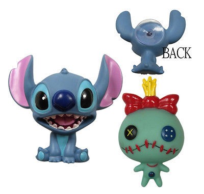 LILO & STITCH Serie ~ STITCH and SCRUMP Figure Set w/ suction cup (2 