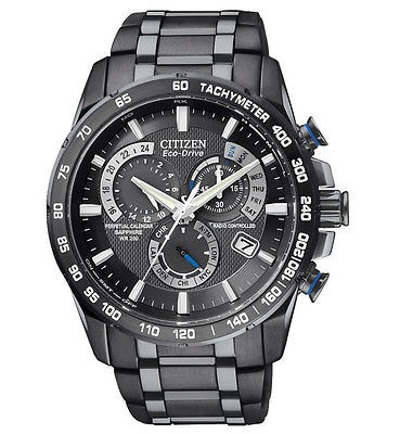   Citizen Eco Drive AT4007 54E Atomic Perpetual Chronograph Watch $599