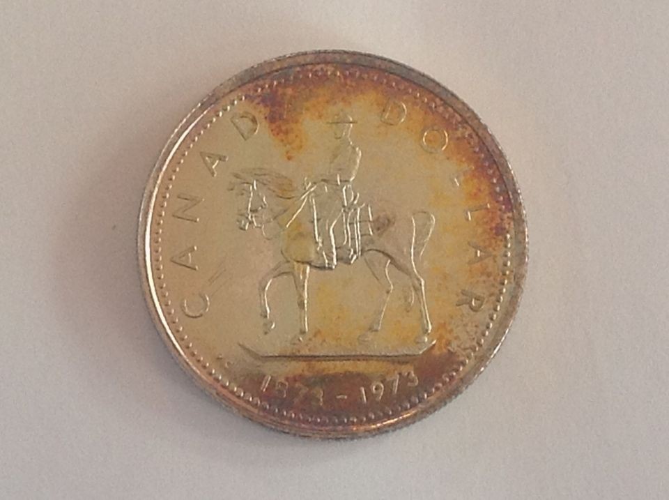 1873 1973 Canada Silver Dollar Cat# b437
