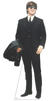   JOHN LENNON LIFESIZE CARDBOARD STANDUP STANDEE CUTOUT POSTER DISPLAY