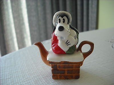   RARE EARLY CARDEW   DISNEY SANTA GOOFY   MINI TEAPOT WITH ORIGINAL BOX