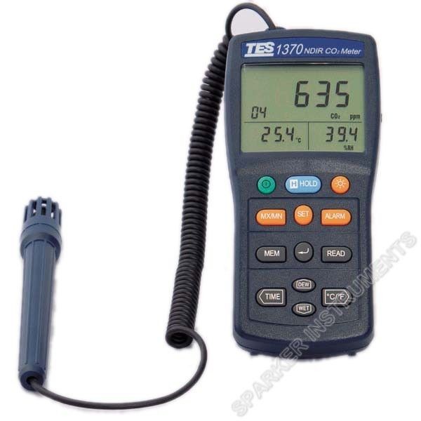 TES1370 NDIR CO2 Analyzer Temperature Humidity Meter