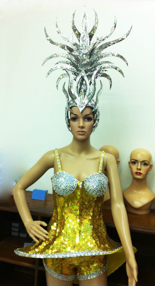   M054 Mars Beyonce Lady Gaga Burlesque Showgirl Costume Shorts Pants