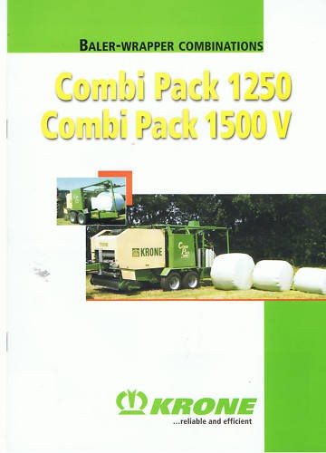 Krone Baler Wrapper Combinations range brochure 2000s