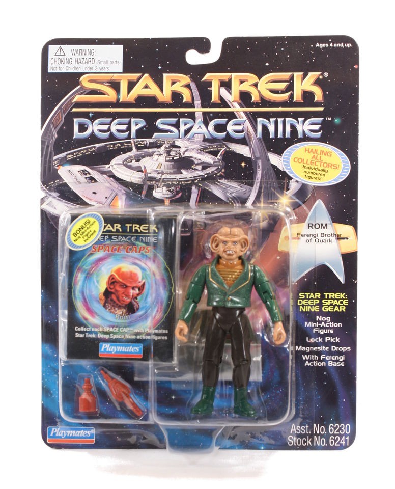 Playmates Star Trek DS9 Rom Ferengi Brother to Quark with Nog MOC