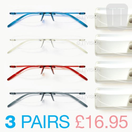 rimless glasses in Eyeglass Frames