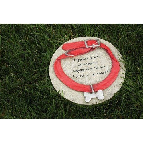 Grave Collar Outdoor Garden Decor Yard Cat Dog Pet Memorial Stone 