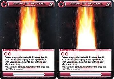 2x CDP 189) SONG OF REVIVAL Chaotic UR Foil Card & Code RANDOM STATS 