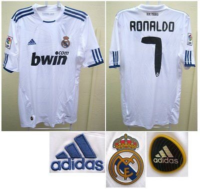   ADIDAS 2010/11 RONALDO # 7 FOOTBALL SOCCER JERSEY SHIRT ADULTS TOP