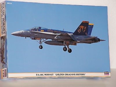 HASEGAWA 1/72 F/A 18C HORNET GOLDEN DRAGONS HISTORY OPEN