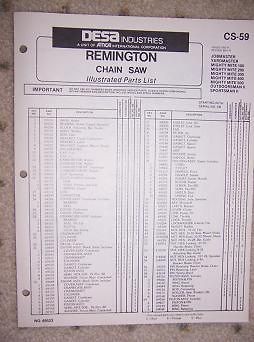 remington chainsaw parts in Chainsaw Parts & Accs