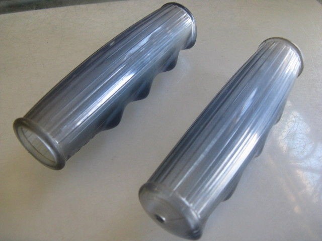 Vintage Handlebar grips Italian Metalplast Ice Blue 7/8 Bicycle Bike 