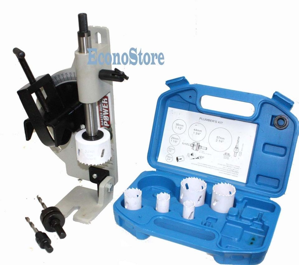   Notcher 45 Degree Notch Up To 2 1/8 Tubing & 9pc Bi Hole Saw Kit U5