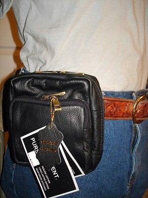 LEATHER GUN WAIST BELT HOLSTER PACK for SIG SAUER P220