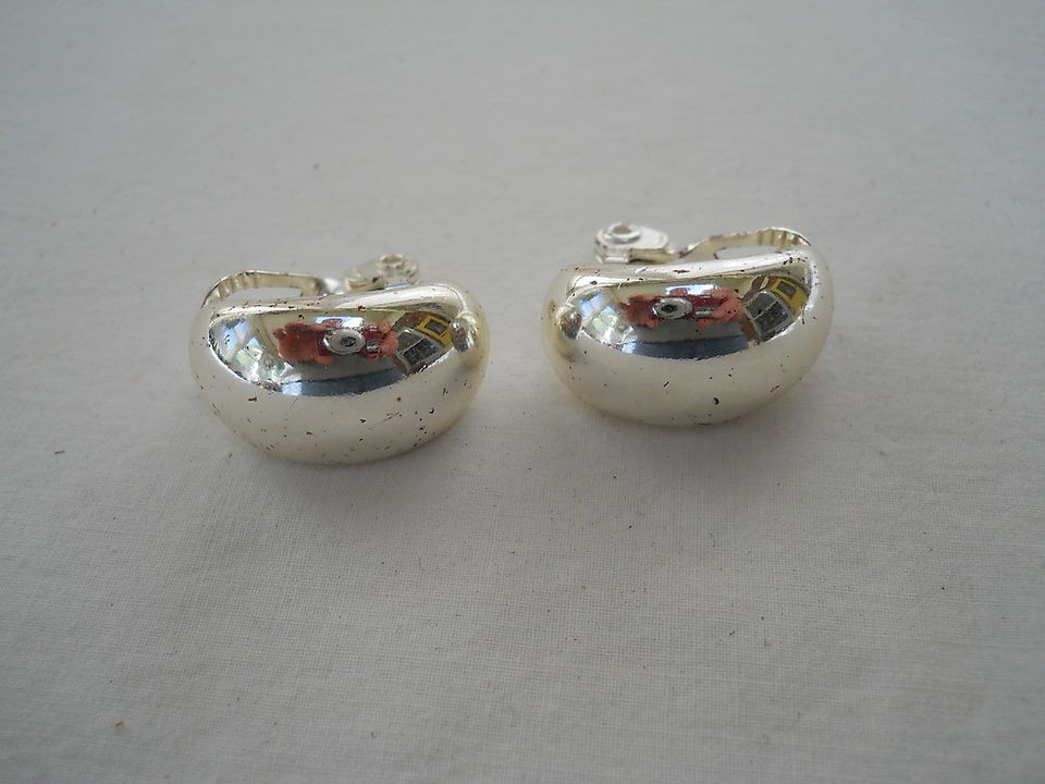 monet silver clip earrings in Fashion Jewelry