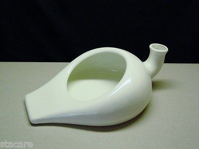 Vintage White Ceramic Porcelain Bed Pan and/or Urinal   VGC