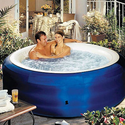 Spa2Go Inflatable Portable Hot Tub Spa 110V 4 person Indoor/ outdoor