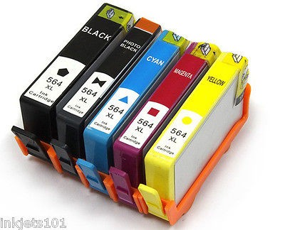 Ink Cartridges for HP 564XL Photosmart C6300 C6350 C6380 D5400