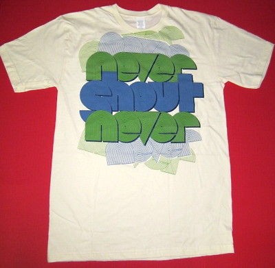 New NEVER SHOUT NEVER Medium T SHIRT M EMO Indie Pop Rock