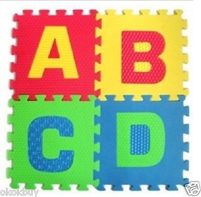   Foam Letter Alphabet Puzzle Floor Mat TOY 15cm 17cm or 30cm 6 7 12