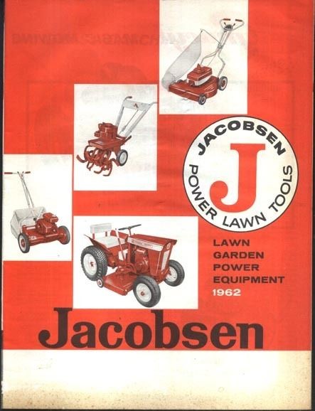 1962 Jacobsen Lawn Garden Power Equipment Sales Brochure