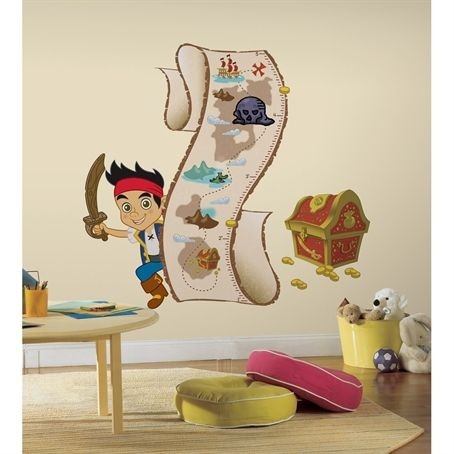 Jake & the Neverland Pirates Growth Chart Removable Wall Decal 