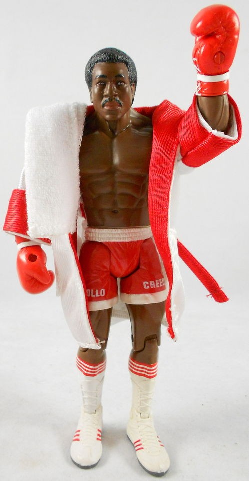 Jakks Pacific Rocky II Apollo Creed Pre Fight Gear White & Red Robe 