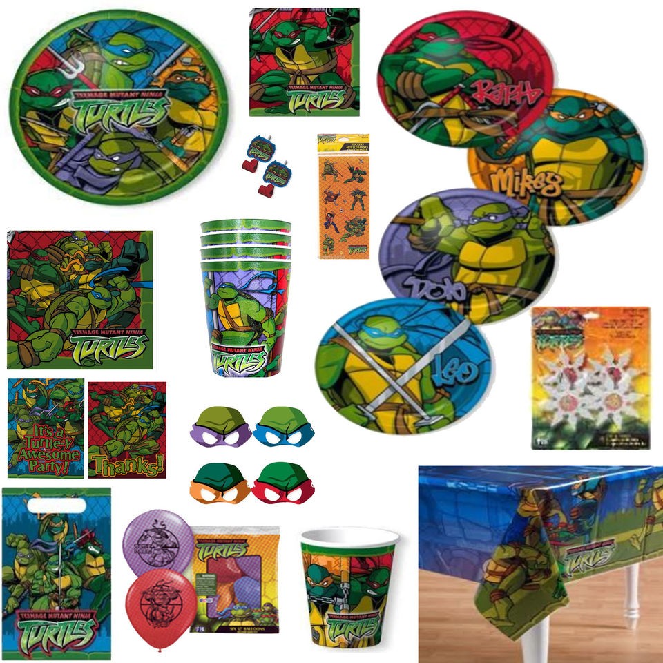 TEENAGE MUTANT NINJA TURTLES ~ Birthday PARTY Supplies