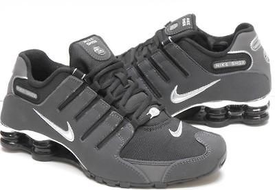 NIKE SHOX NZ EU MENS TRAINER BLACK ANTHRACIE SILVER UK 7 TO 11 Code 