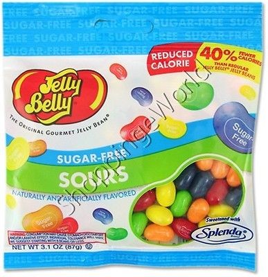 SUGAR FREE ASSORTED FLAVORS Jelly Belly Beans 1to12 = 3.1oz ~ Candy