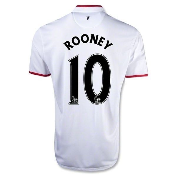   United 2012/13 Rooney #10 Away Jersey Authentic Name Number 2013