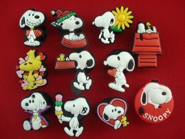 11pcs Cute Snoopy Shoe charms Fit Crocs Jibbitz