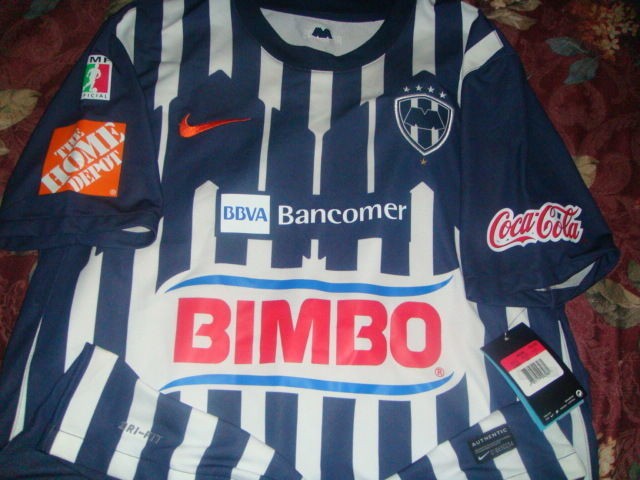 RAYADOS DE MONTERREY JERSEY 100% AUTHENTIC 5 STARS 2012