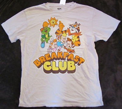 KELLOGGS MENS T SHIRT BREAKFAST CLUB FROSTED FLAKES L