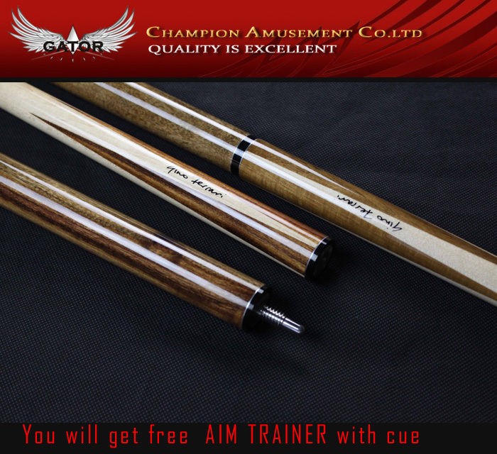   Gino Ferrari Jump Break Billiard maple Pool Cue Stick, values $195