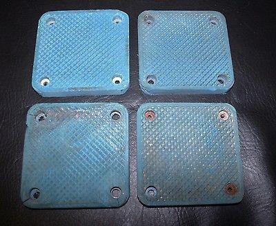 LEG LEVELER PAD SET OF 4 Carousel Kiddie Ride Merry go Round Used OEM 