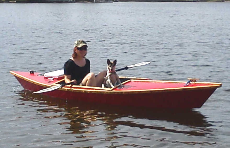 wooden kayak in Kayaks