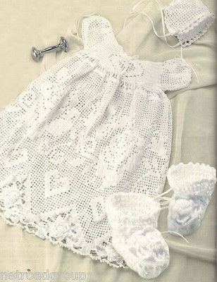 Christening Gown in Crocheting & Knitting