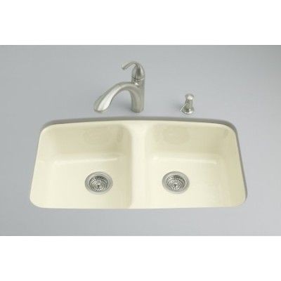 Kohler K 5942 5U 96 Undercounter Kitchen Sink Biscuit