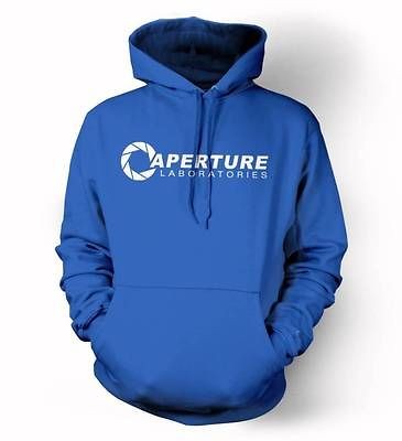 Portal Aperture Laboratories Hoodie Test Subject wii xbox game player 