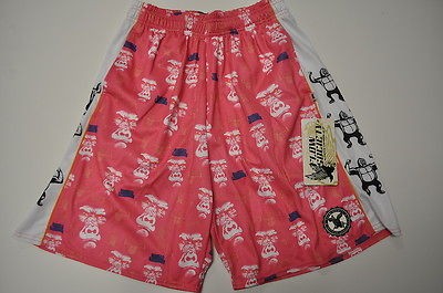 FLOW SOCIETY, MENS GORILLA HEAD LACROSSE SHORTS, SIZE SMALL, LAX, NWT