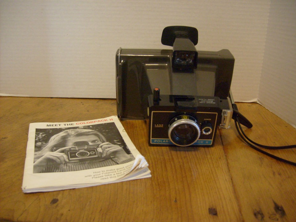 Polaroid ColorPack II Land Camera, w/ Directions Booklet Vintage RB 3b