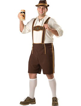   Bavarian Fancy Dress Costume Lederhosen Shirt Socks Hat Size XXL XXXL