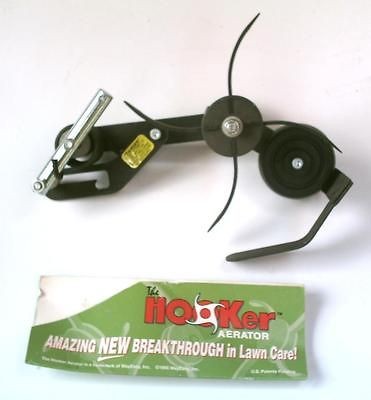 lawn aerator for self propelled mower, mounts on mower