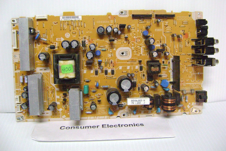 SHARP LCD TV LC 32DV24U MAIN BOARD ETL XPC 204T CEG353A TV REPAIR 