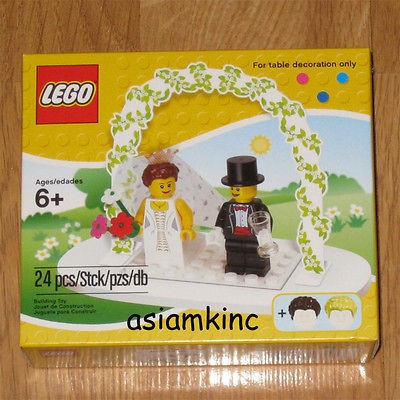 LEGO 853340 Wedding Set Bride & Groom Mini Figure Cake Topper Table 